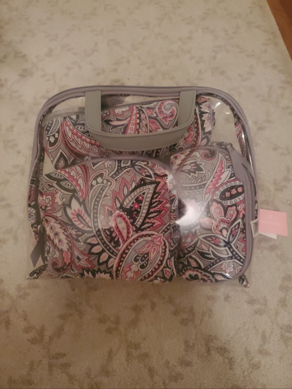 4 Piece Vera Bradley Makeup Set